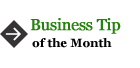 Business Tip of the Month